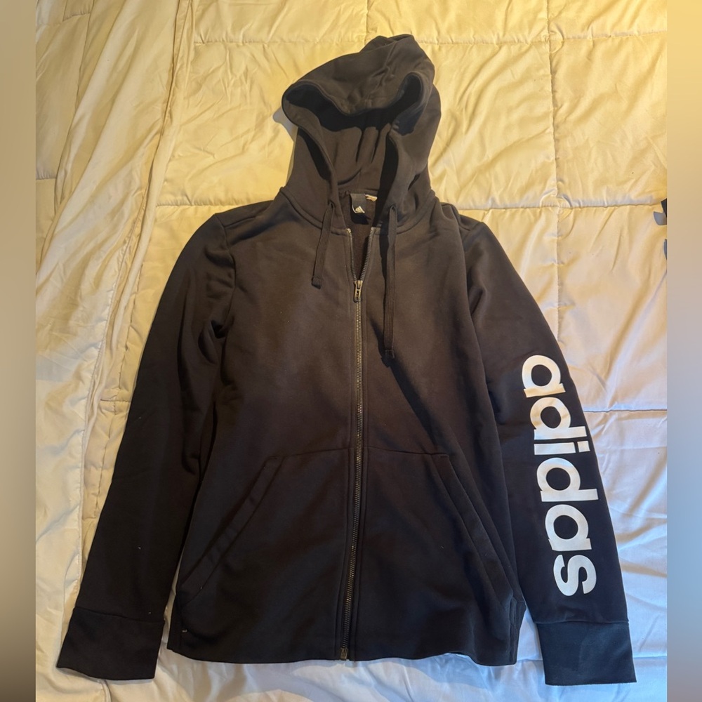 Adidas Dark Hoodie with Logo